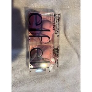 Elf Makeup Blending Sponge Duo Pack New! Lot Of Two!
